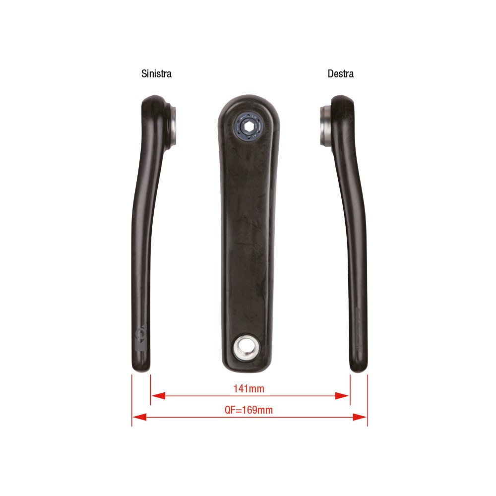 E-Bike crank arms SL-K CK-8685-1/IS - 172.5 mm, black