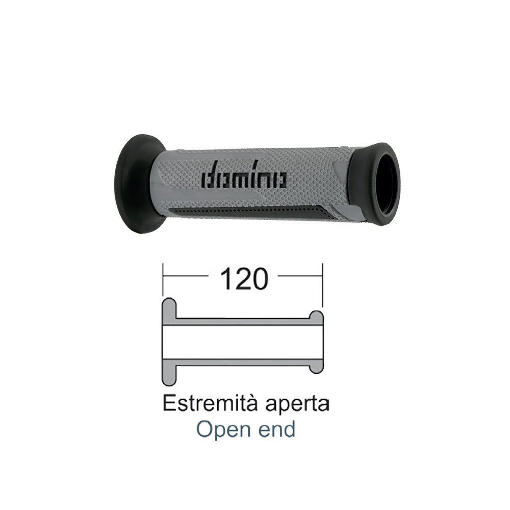 DOMINO Grips Turismo silver/anthracite