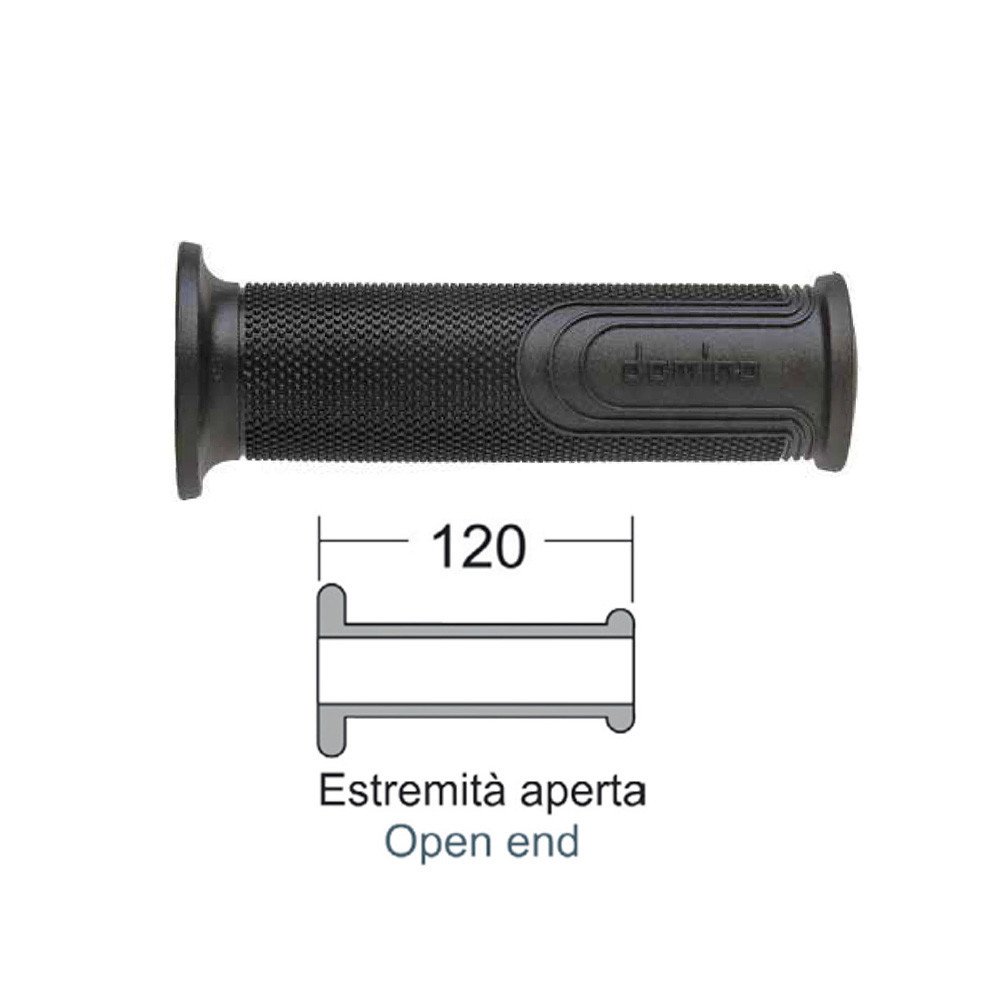 DOMINO Black Domino Style grips