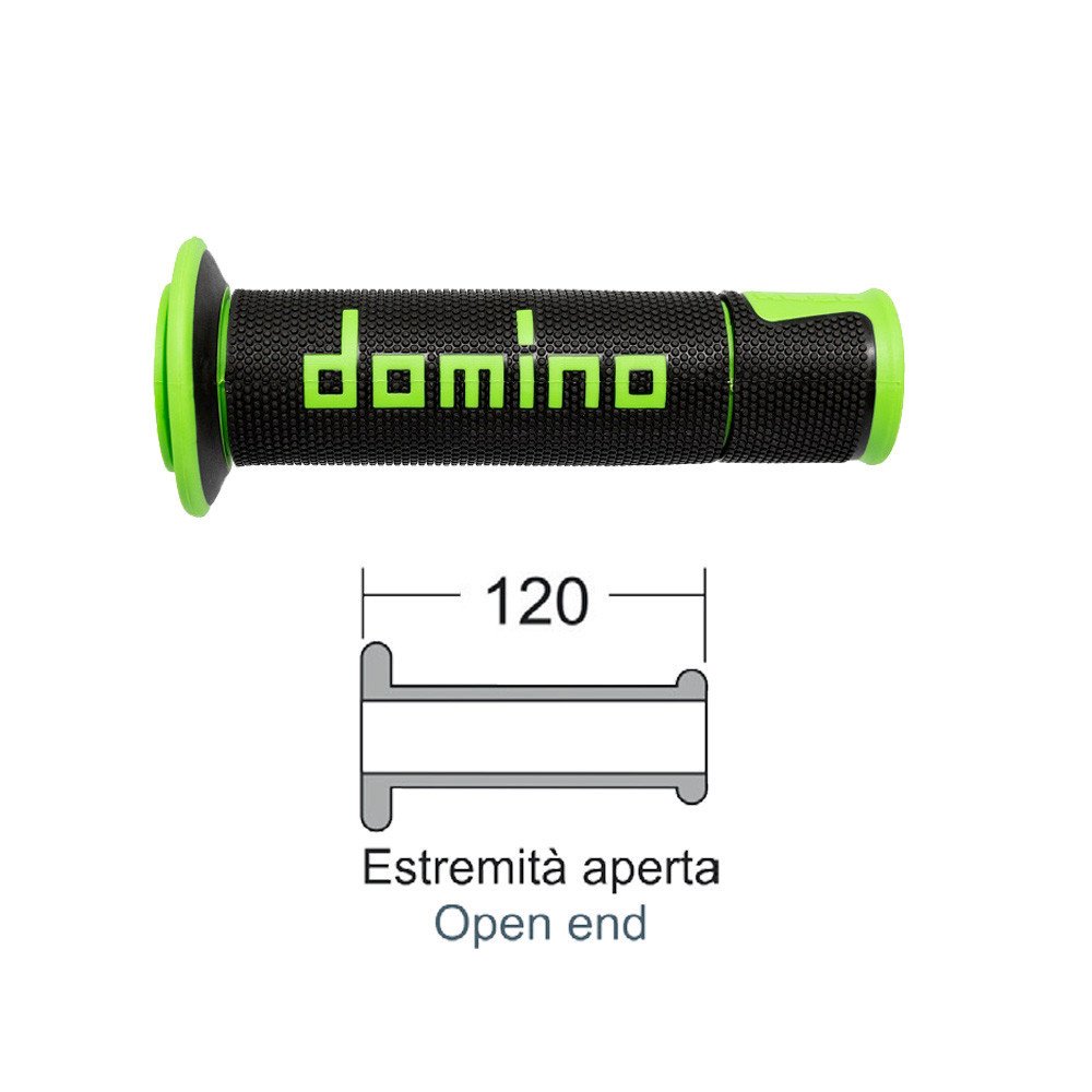 DOMINO Grips Road-Racing black/green