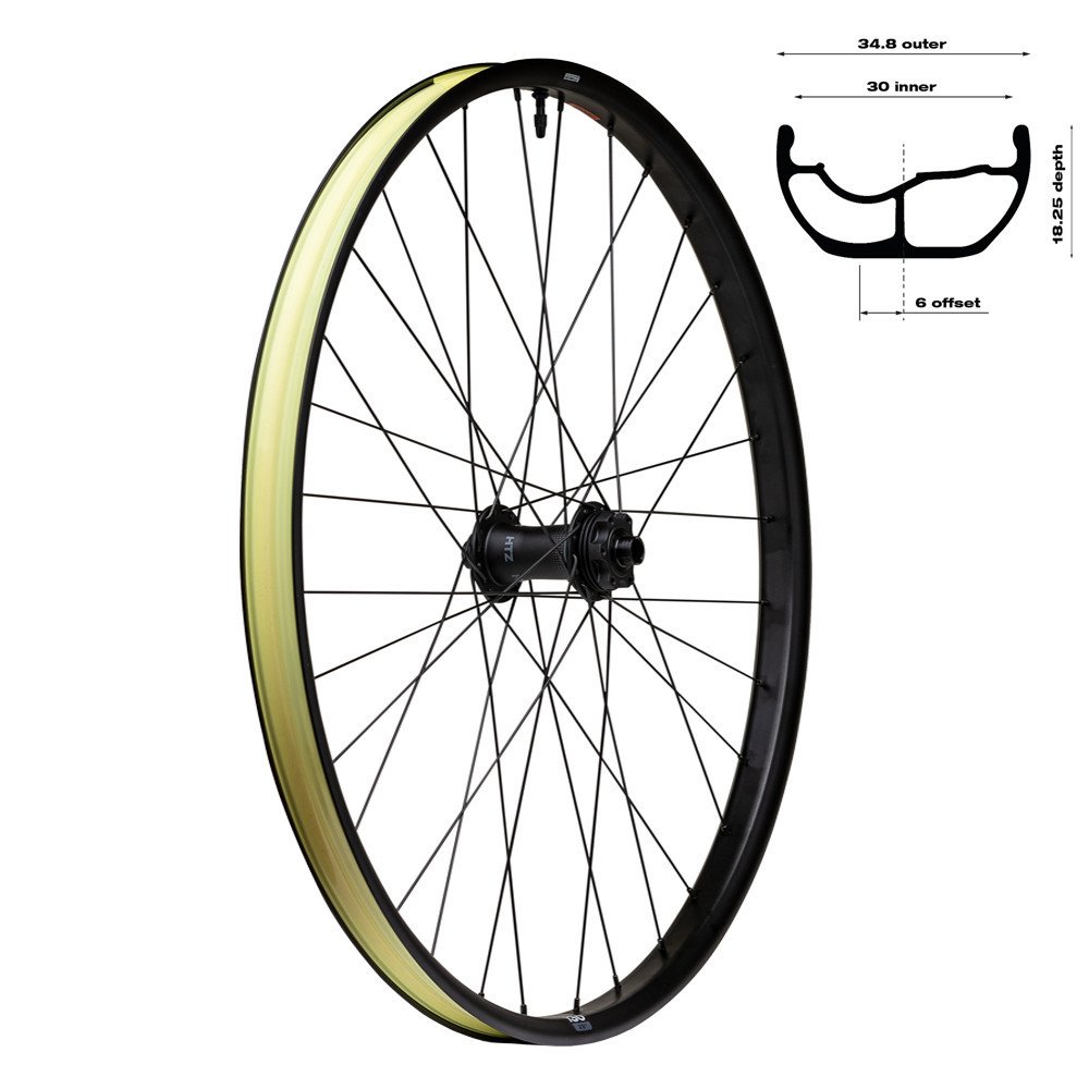 Ruota Posteriore HTZ i30 tubeless ready TCS Disc Boost 29 - SH12 Microspline, 6 fori