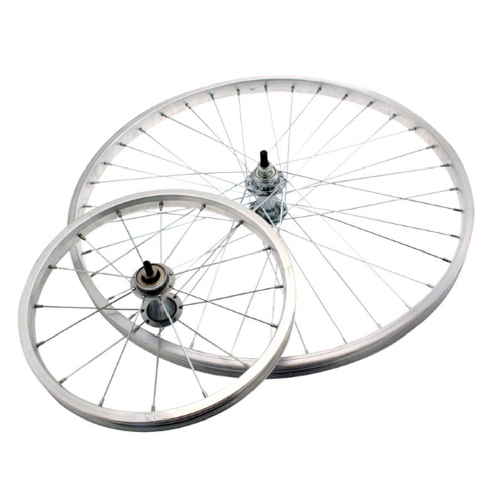 Ruota posteriore a filetto TOURING OLANDA 26x3/8 - Perno 3/8, cuscinetti, mozzo alluminio 1v, cerchio alluminio