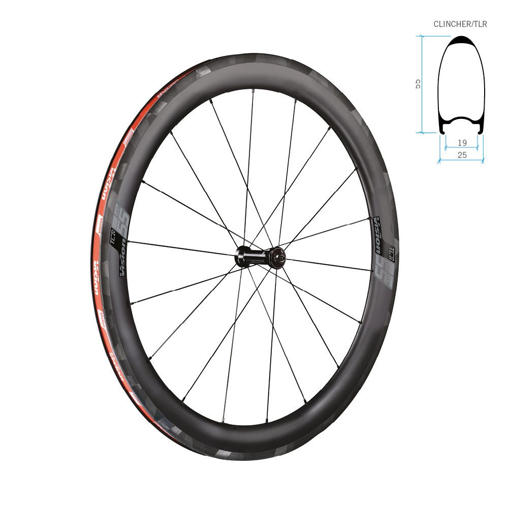 Coppia ruote SC 55 Carbon c19 tubeless ready pattino 28/700C A0 - Sram XDR