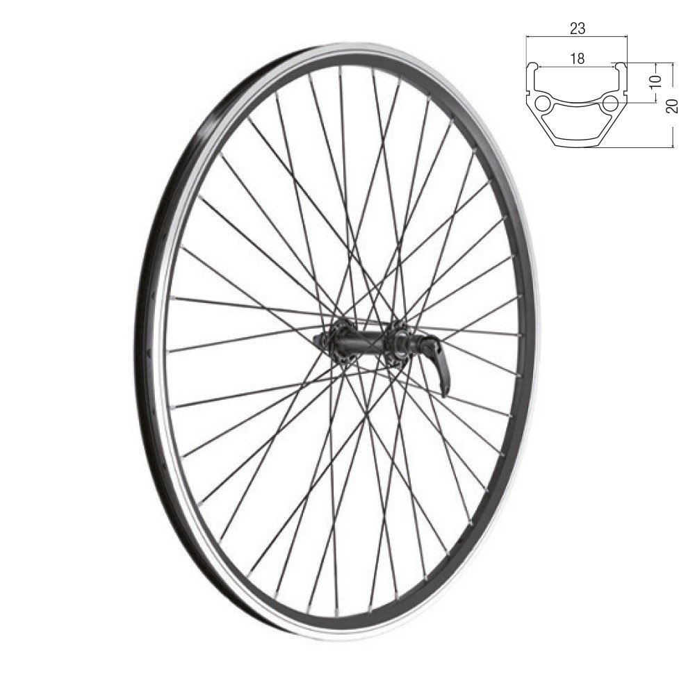 Ruota KAURIS MTB 2.0 V-Brake - Anteriore 29 con mozzo sgancio rapido