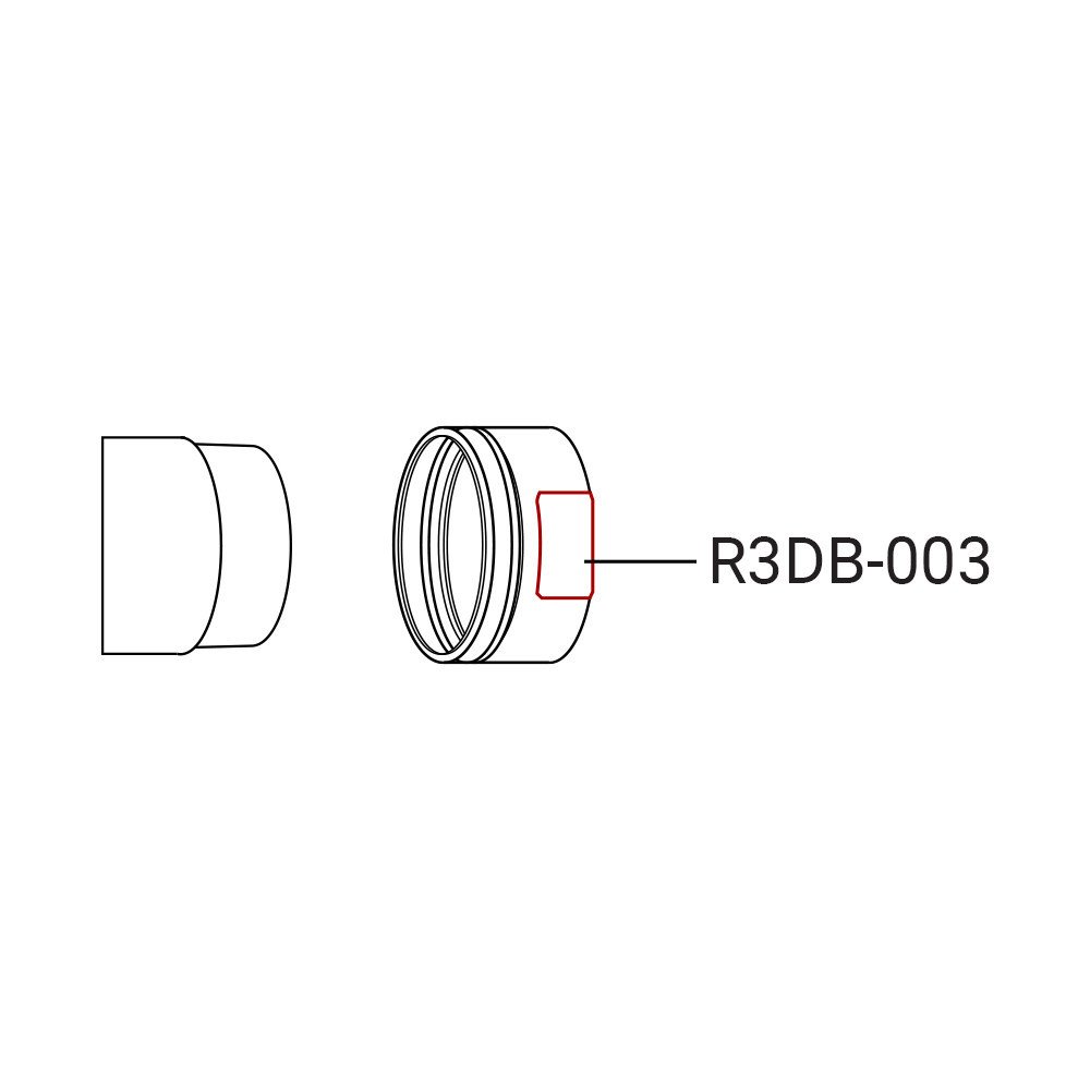 Dado destro R3DB-003 per mozzo posteriore 