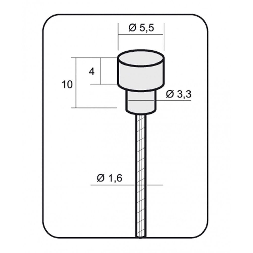 Brake cable Road Campagnolo - 1.5 x 1700 mm, slick inox, package 100 pieces