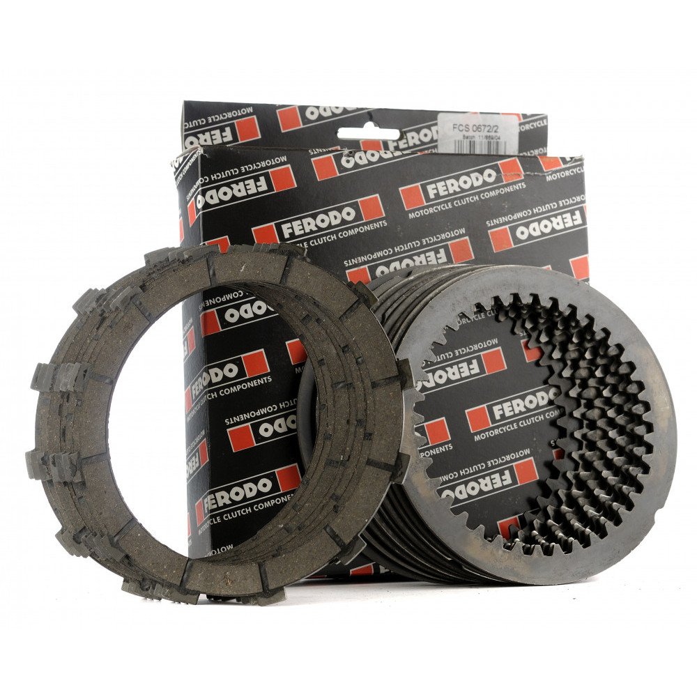 FERODO Complete Set Of Racing Clutch Plates FCS1232/3s