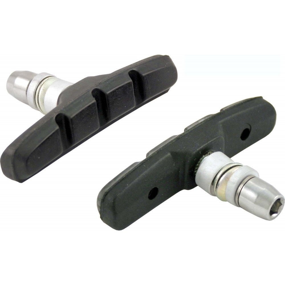 Coppia pattini freno V-brake dado 70mm - nero