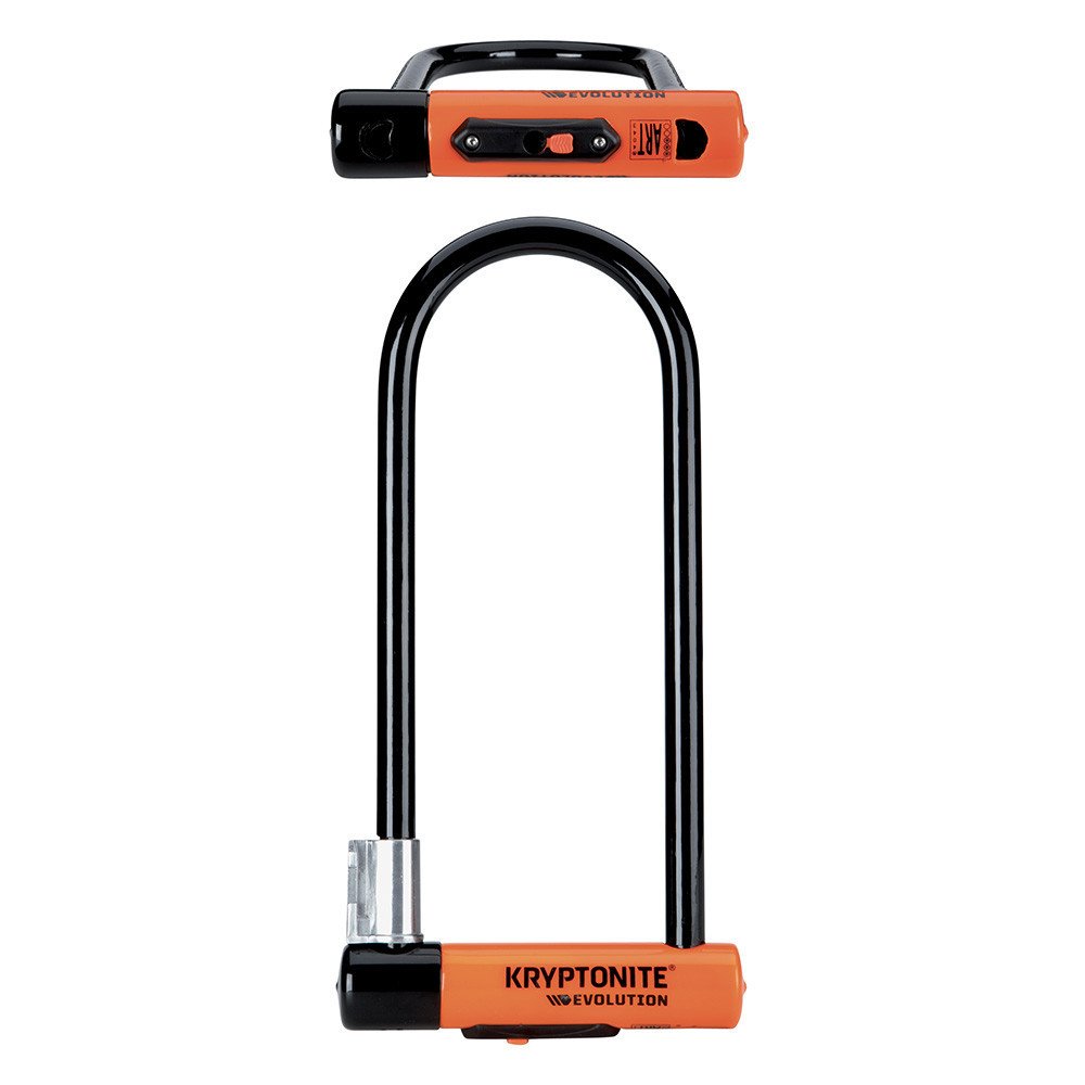 Lucchetto U-Lock EVOLUTION STANDARD - nero arancio