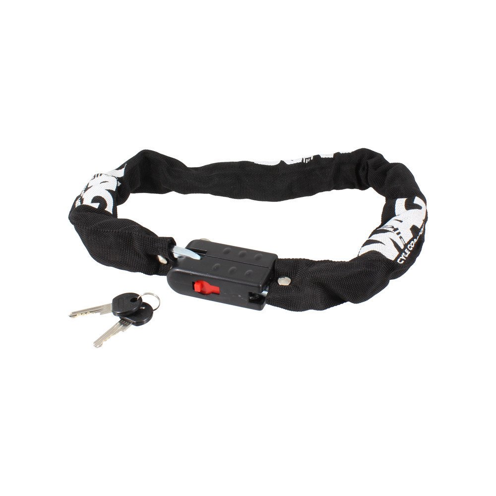 Chain lock GUARDIAN - 7 x 7 x 1200 mm, black