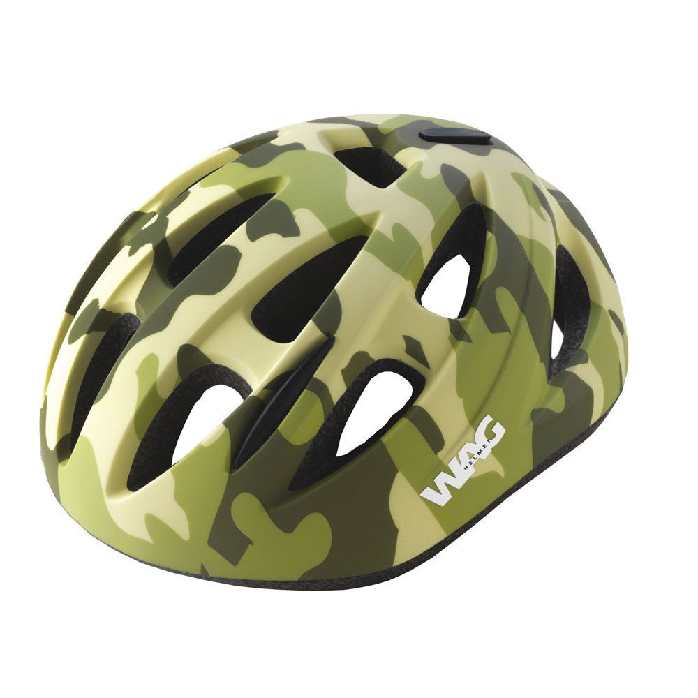 Casco SKY KID - XS (48-52 cm), verde camouflage