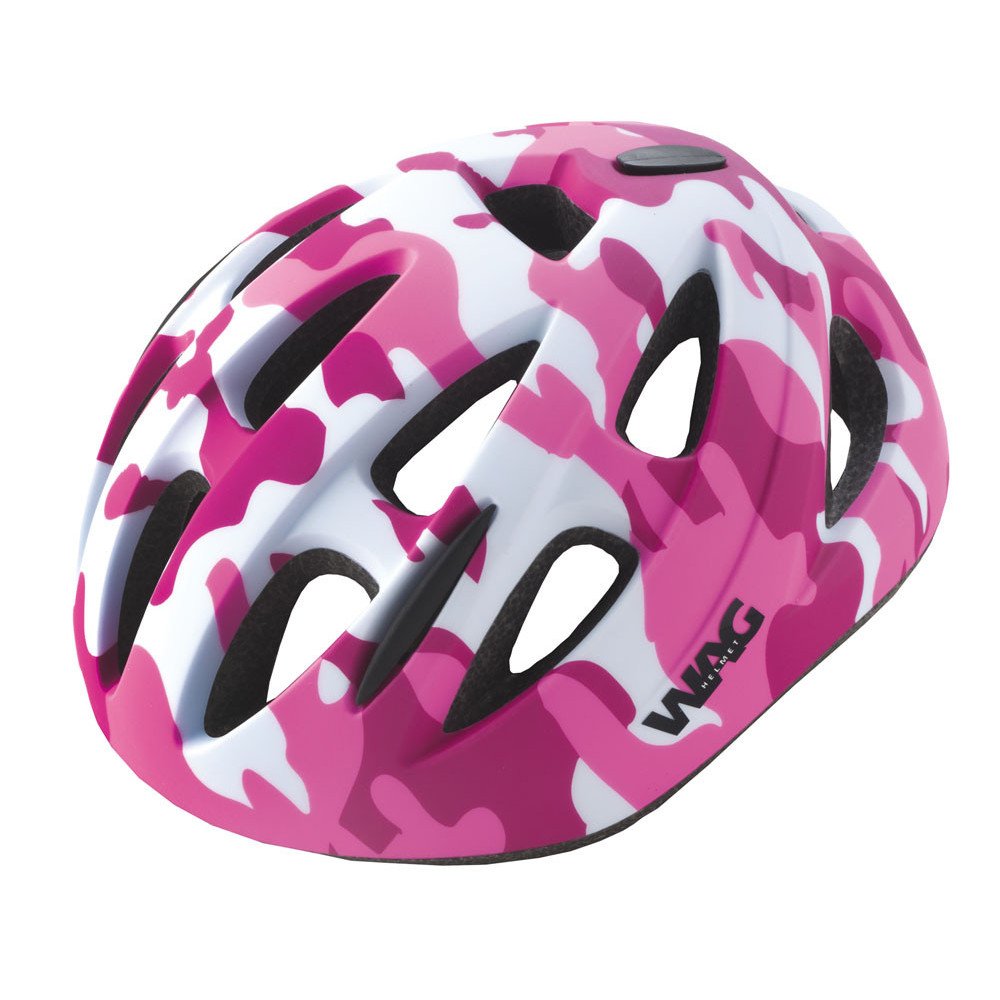 Casco SKY KID - S (52-56 cm), rosa camouflage