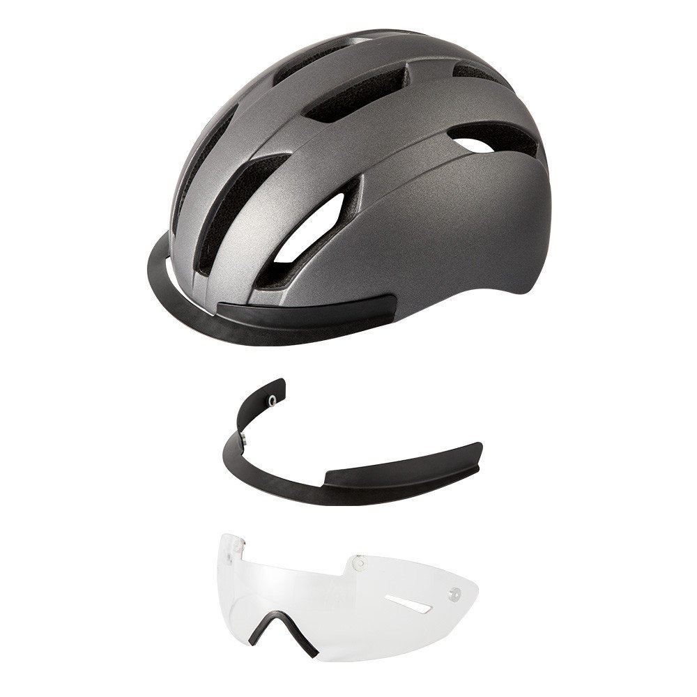 Casco E-WAY - L (58-62 cm), argento