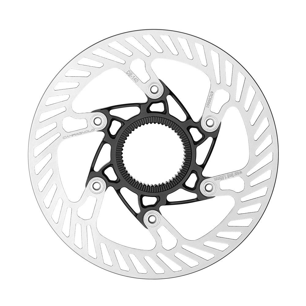 Disc rotor centerlock CHORUS / EKAR AFS - 140 mm, black silver