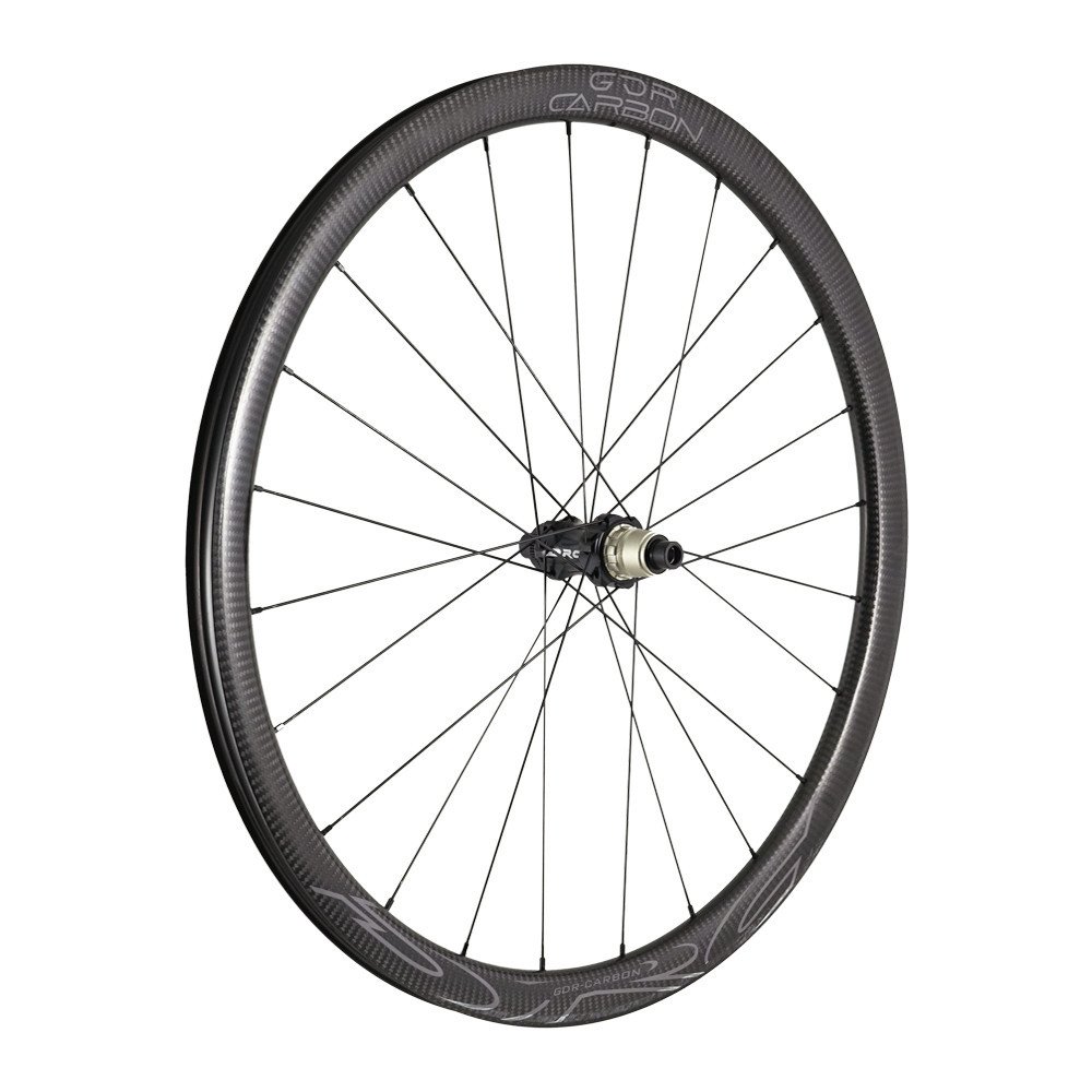 Ruota Posteriore GDR CARBON 35 i24 Tubeless ready Disc 28/700C - SH11/HG, Center Lock