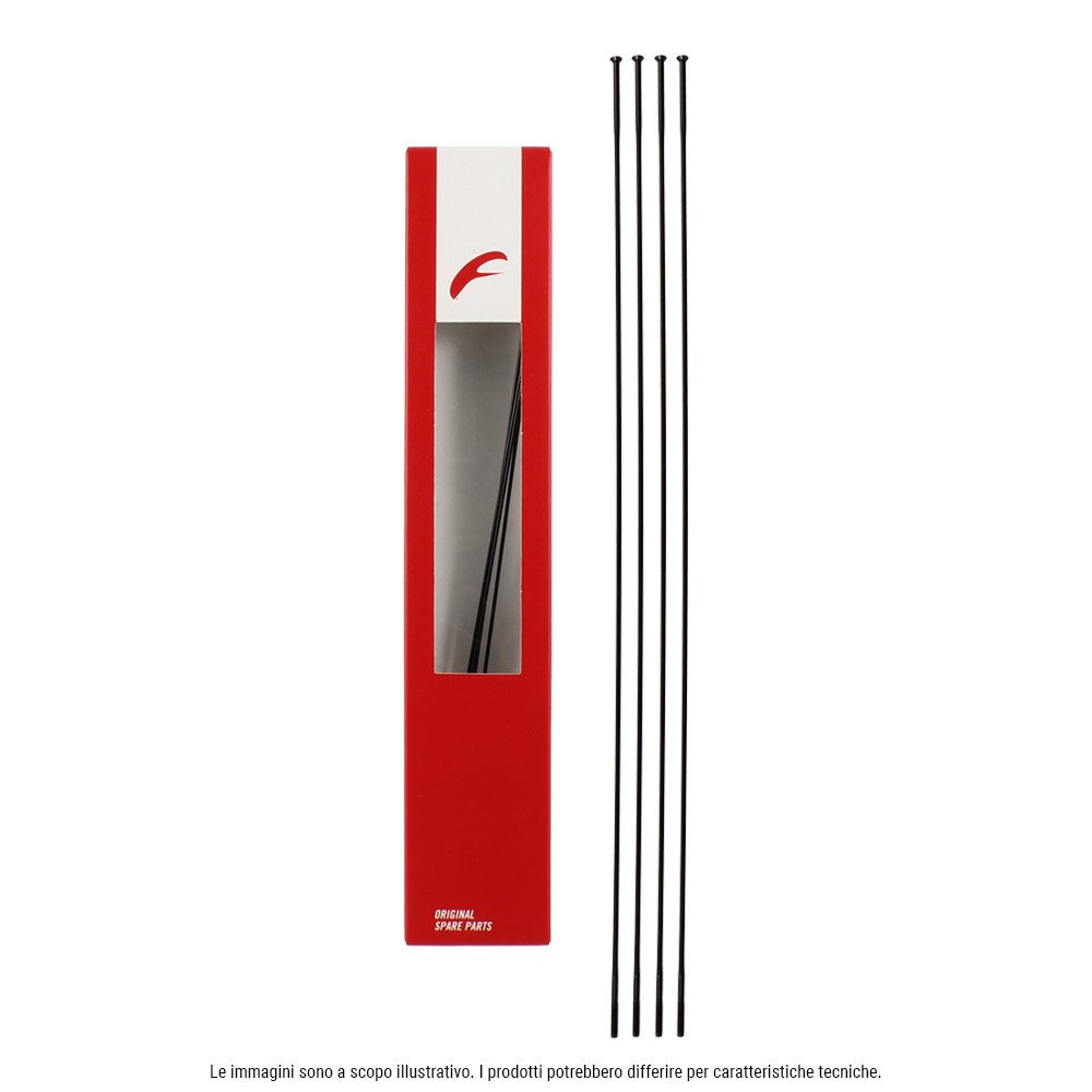 Kit raggi - RRC-016 anteriore o posteriore SX, per Rapid Red Carbon (4 pezzi) 