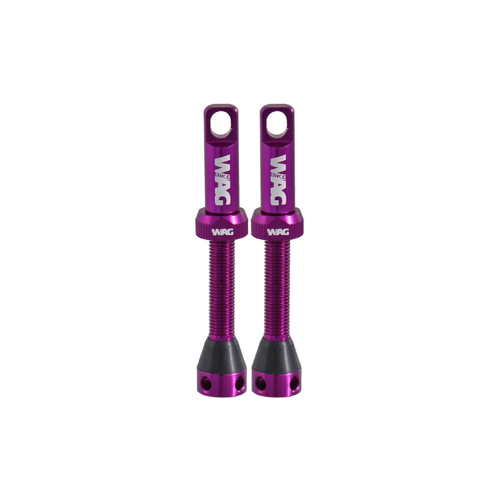 Coppia valvola tubeless alluminio - 44mm, viola