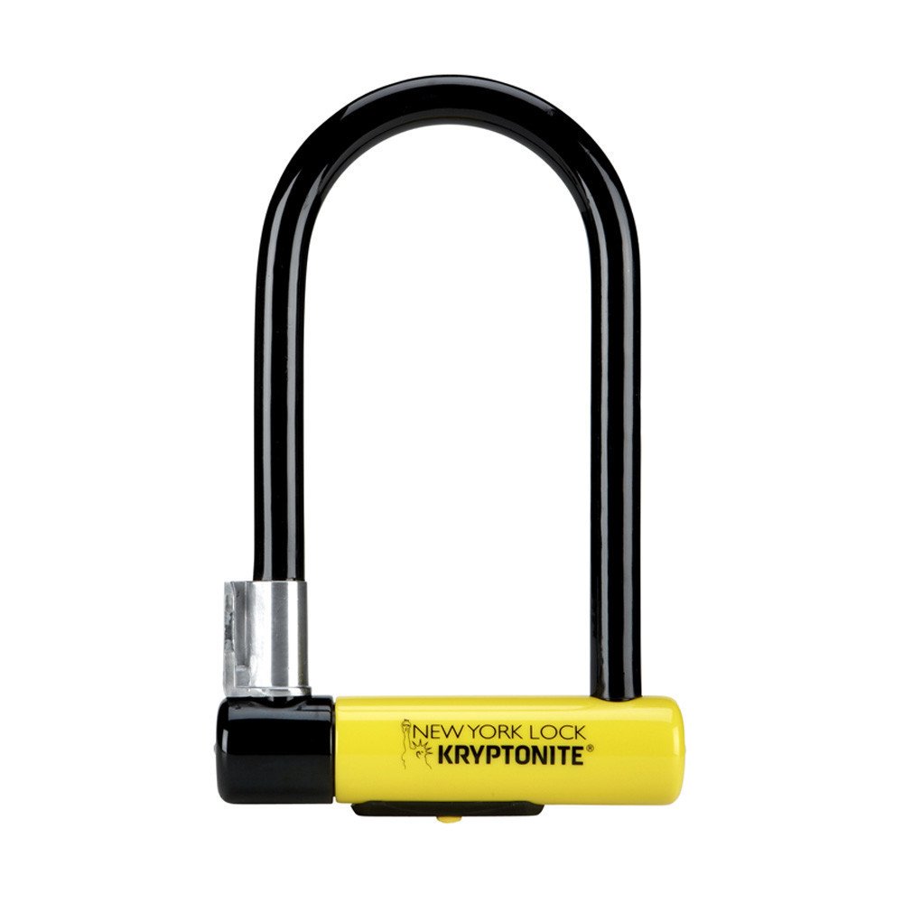 Lucchetto U-Lock NEW YORK STANDARD - nero giallo