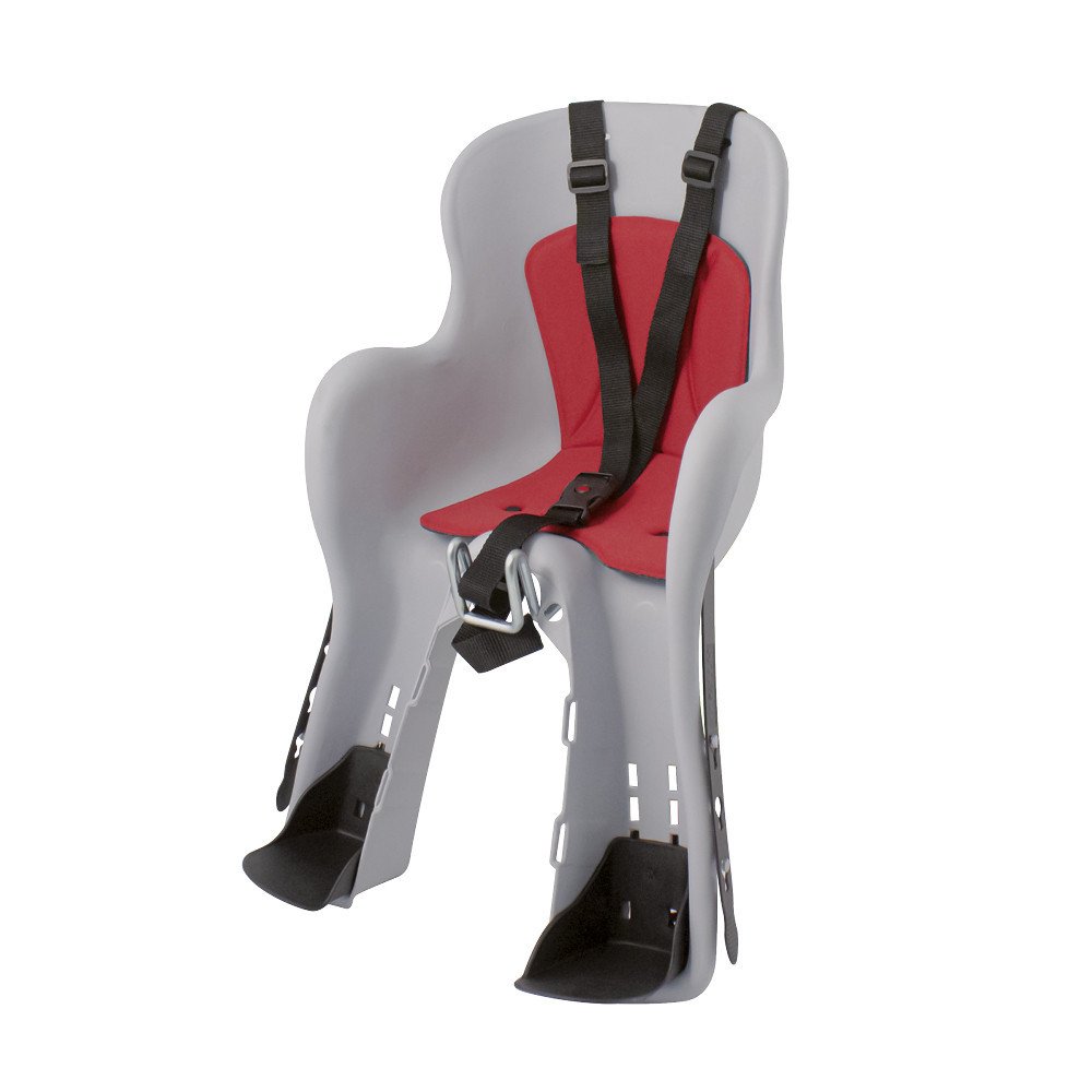 Front child bike seat KIKI - grey red