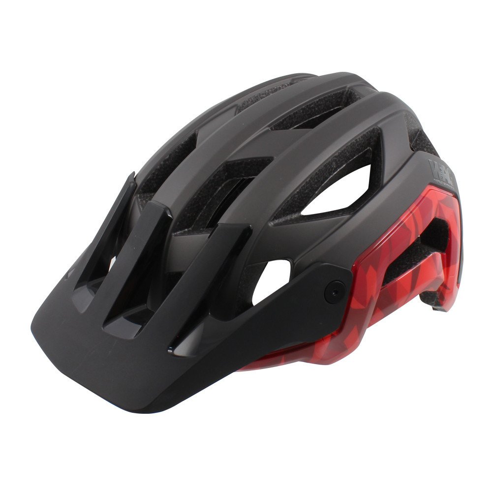 Casco PHANTOM - L (59-62 cm), nero rosso