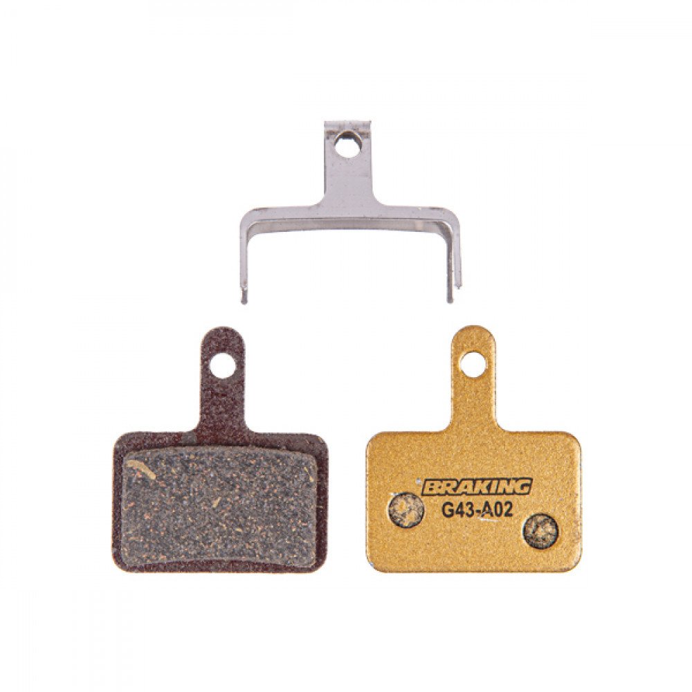 Brake pads BRAKING F.I.R.S.T./INCAS 2.0/SHIMANO DEORE - Carbo-metallic sintered, 1 set