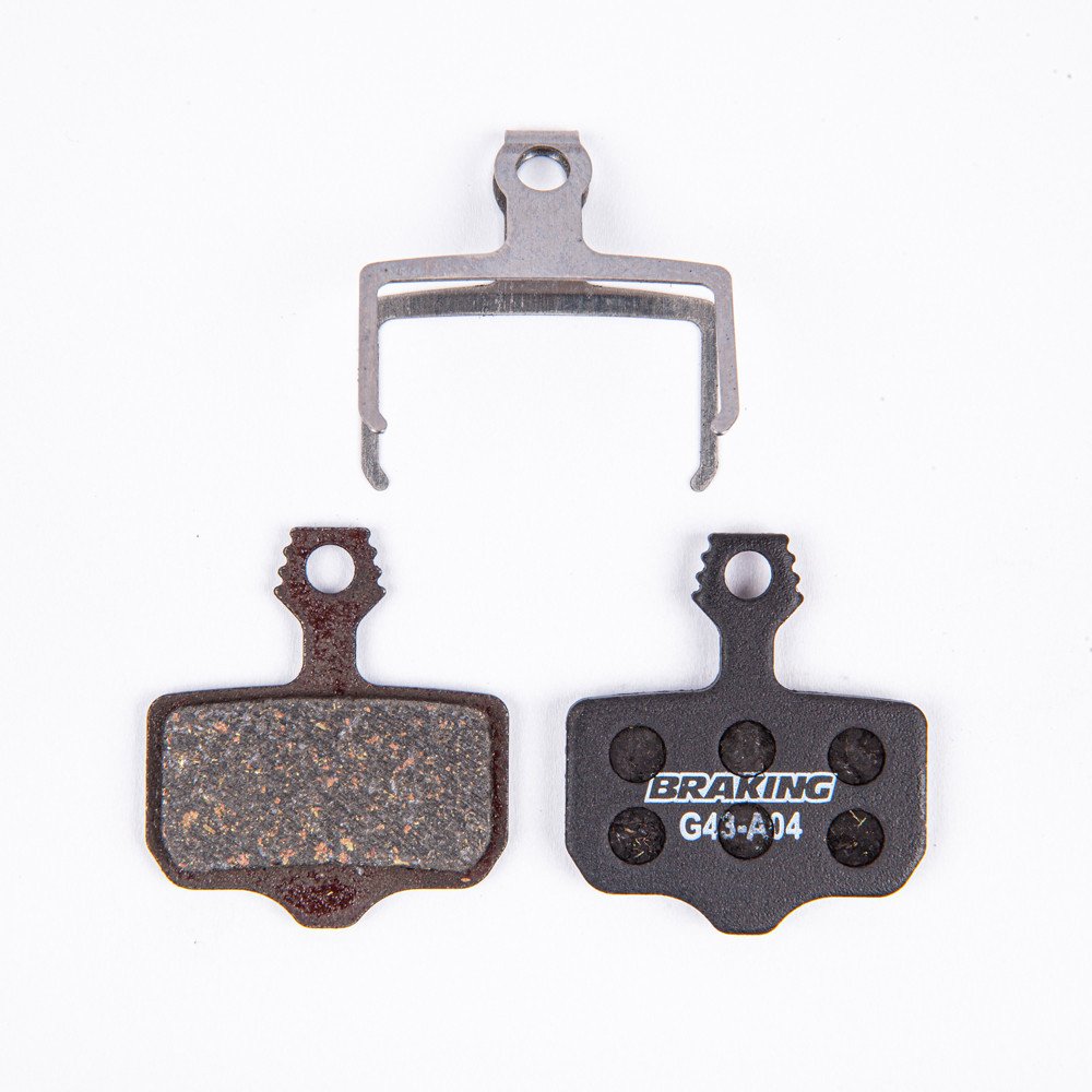 Brake pads BRAKING INCAS/AVID ELIXIR/SRAM LEVEL T/TL - Organic, 1 set