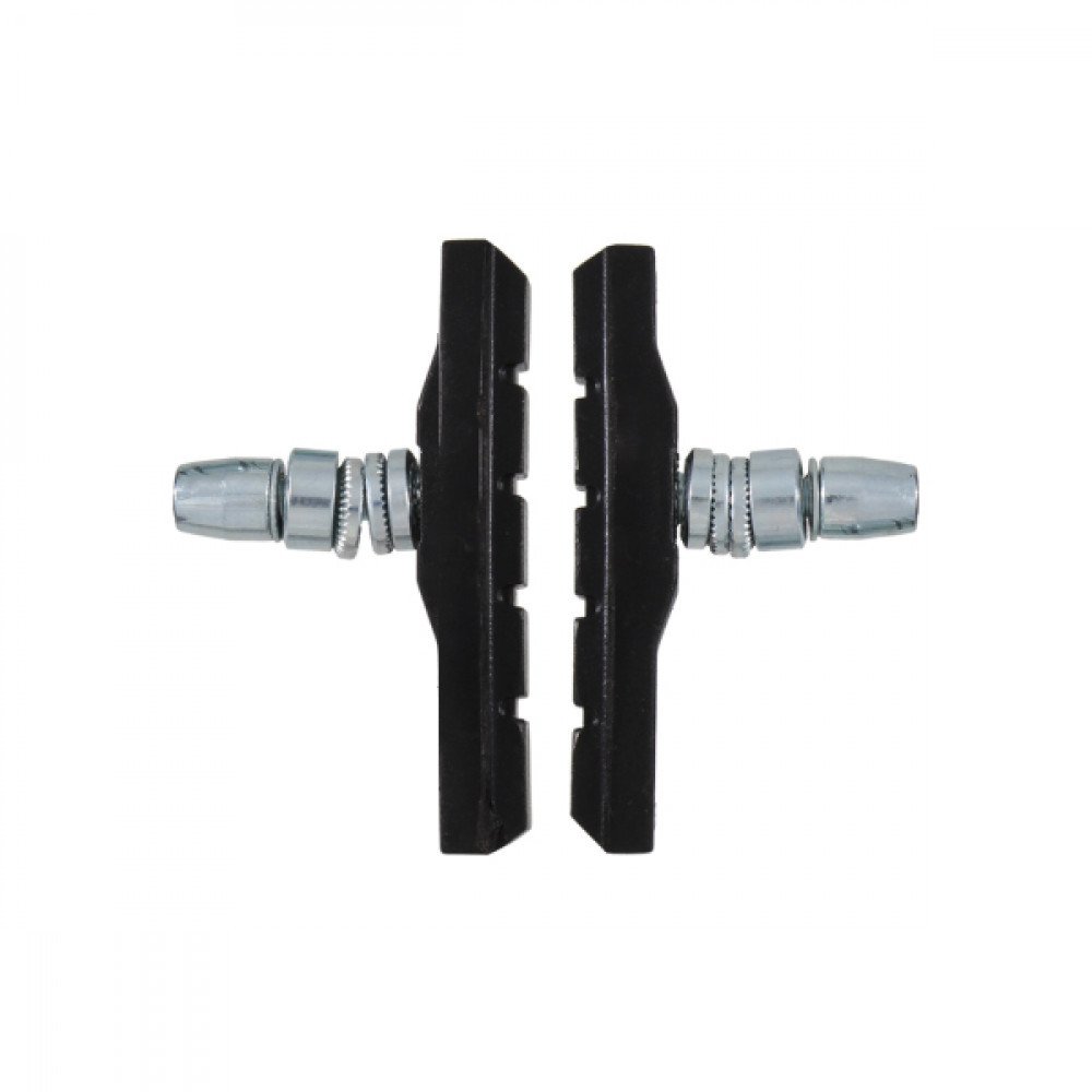 Coppia pattini freno V-Brake a dado 73mm  - 50 coppie, asimmetrico