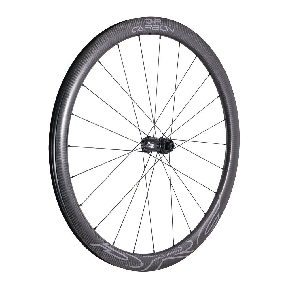 Ruota Anteriore DR CARBON 42 i22 Tubeless ready Disc 28/700C - Center Lock