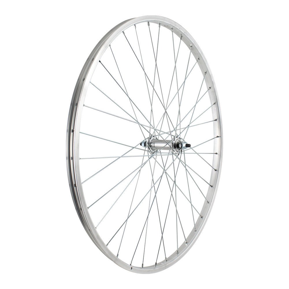 Ruota anteriore TOURING OLANDA 26x3/8 - Perno 5/16, sfere, mozzo alluminio, cerchio alluminio