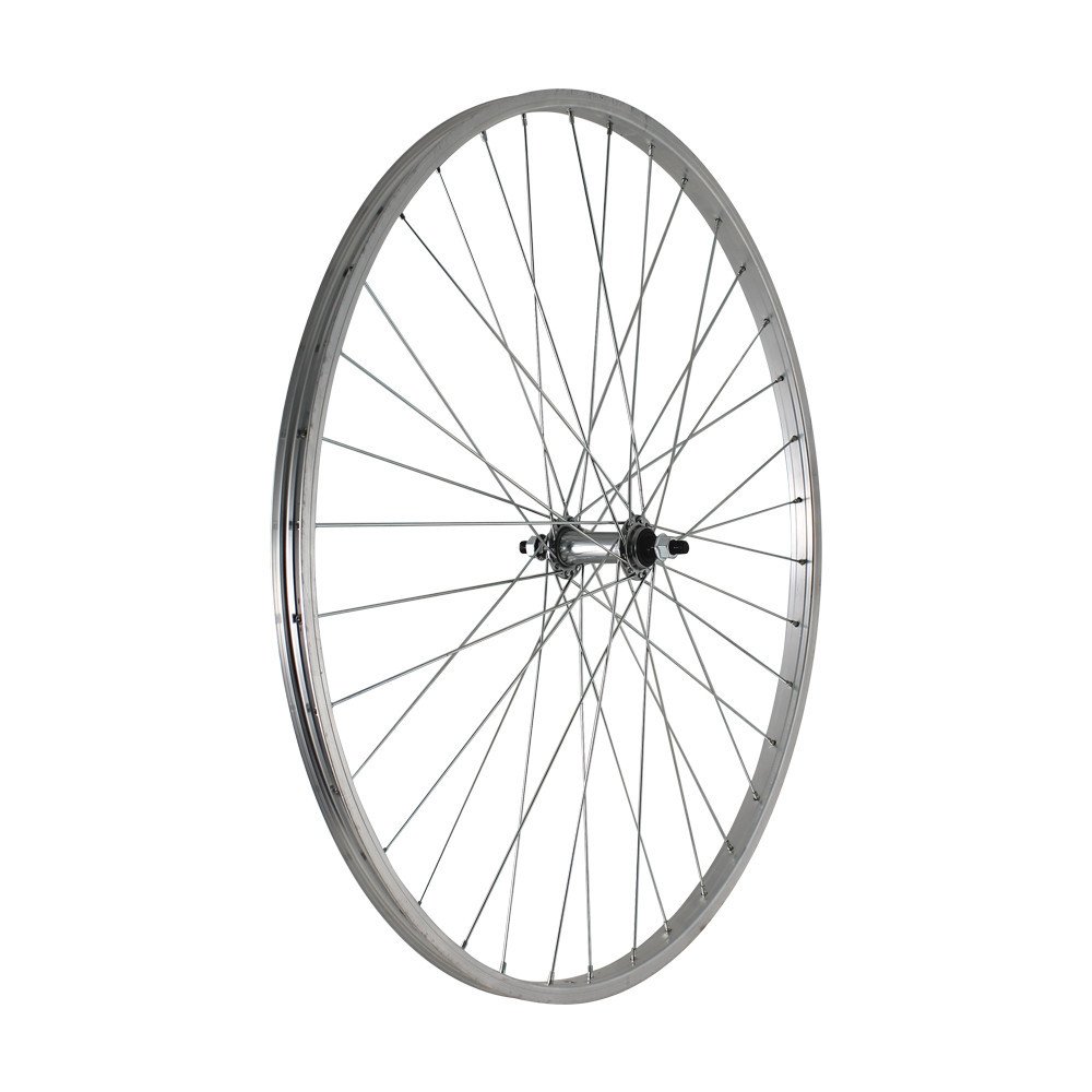 Ruota anteriore SPORT 28x5/8 - Perno 3/8, sfere, mozzo acciaio, cerchio alluminio