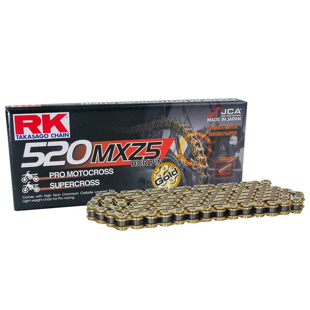 RK CHAIN 520SO-116 GOLD CLF