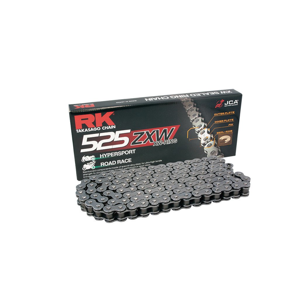 RK CHAIN 525ZXW-116 GOLD CLF