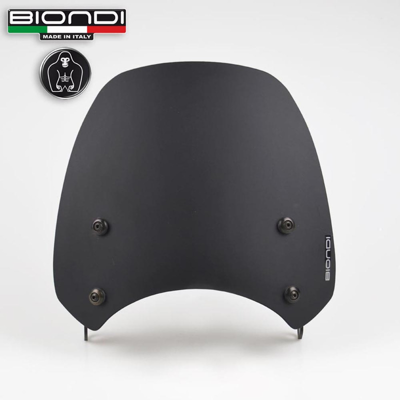 CUPOLINO ROYAL ENFIELD SCRAM411 22- SPORT NERO SATINATO