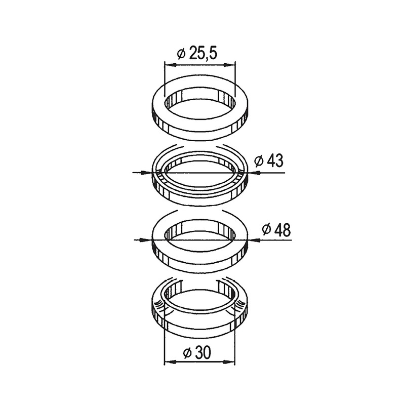 STEERING HEAD BEARING SETPEUGEOT 50