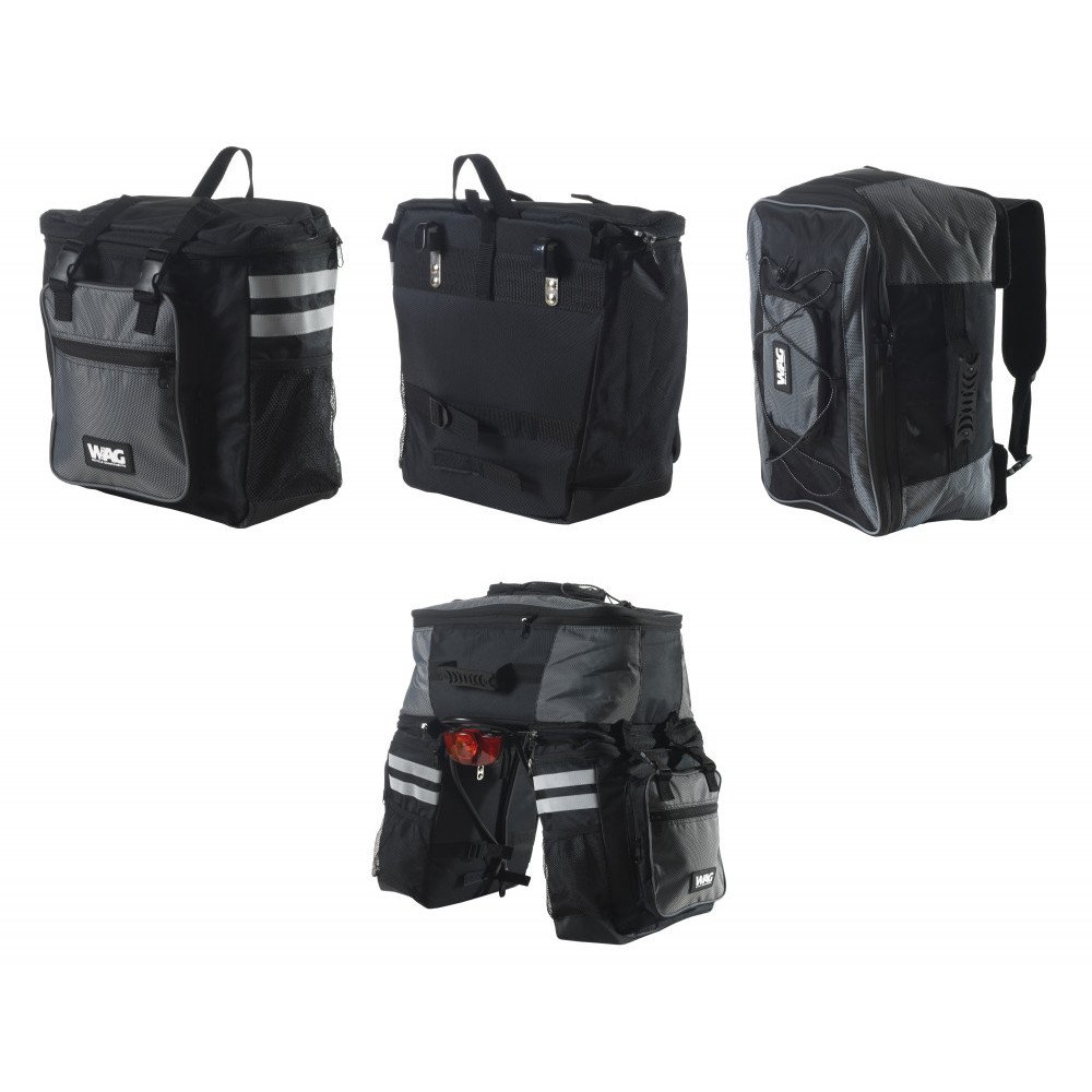 Rack bag TRAVELLER DELUXE - black