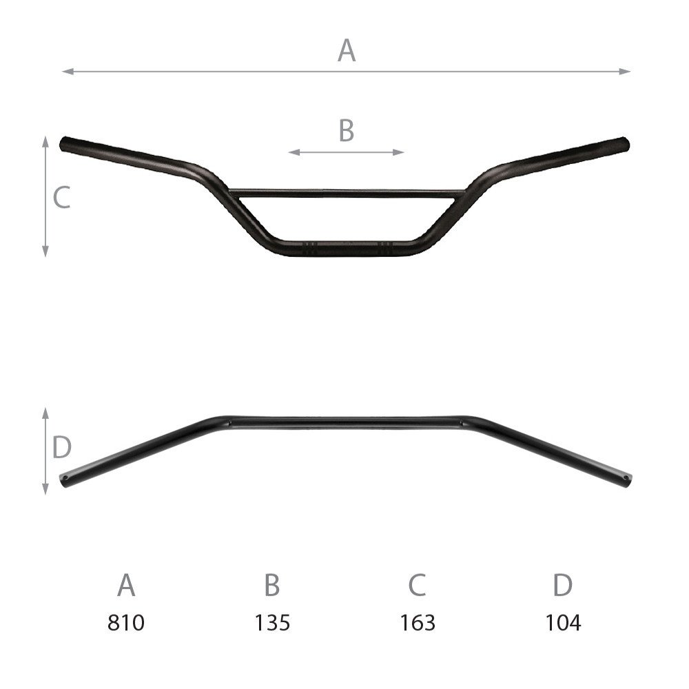 Domino Off-road Handlebar L - 810mm