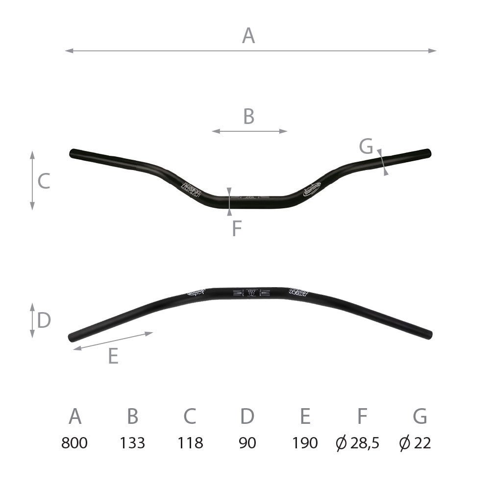 Domino Road Handlebar L - 800mm