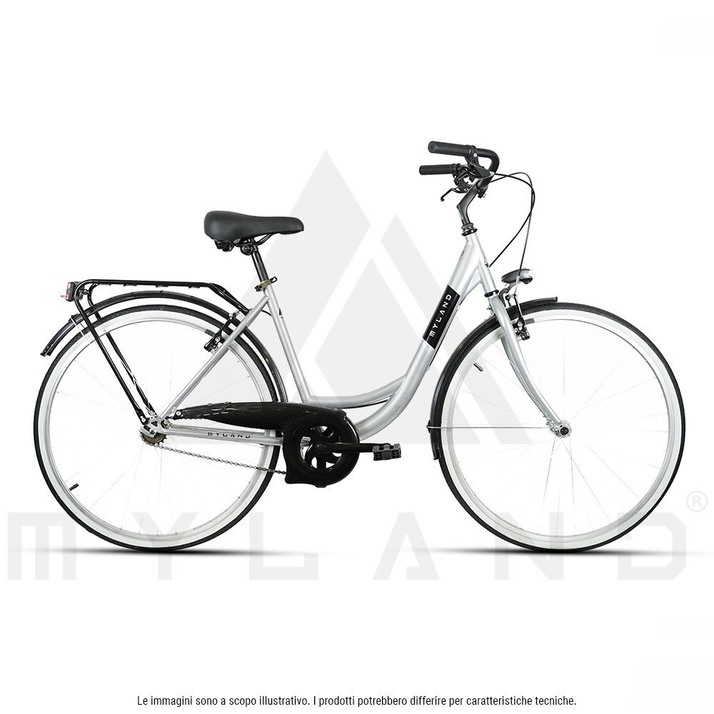 VICOLO - BICI CITY DONNA 26 GRIGIA