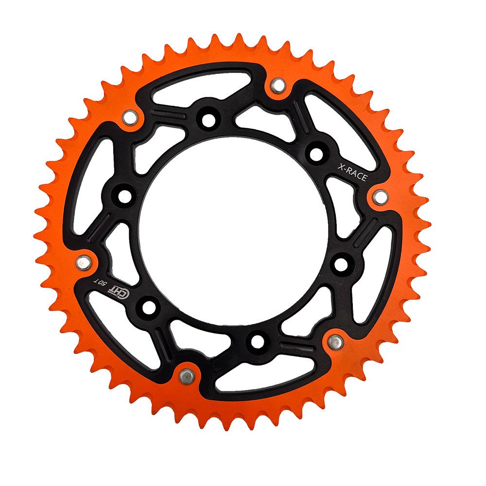 Rear Sprocket 897 - 50 X-RACE Orange-Black