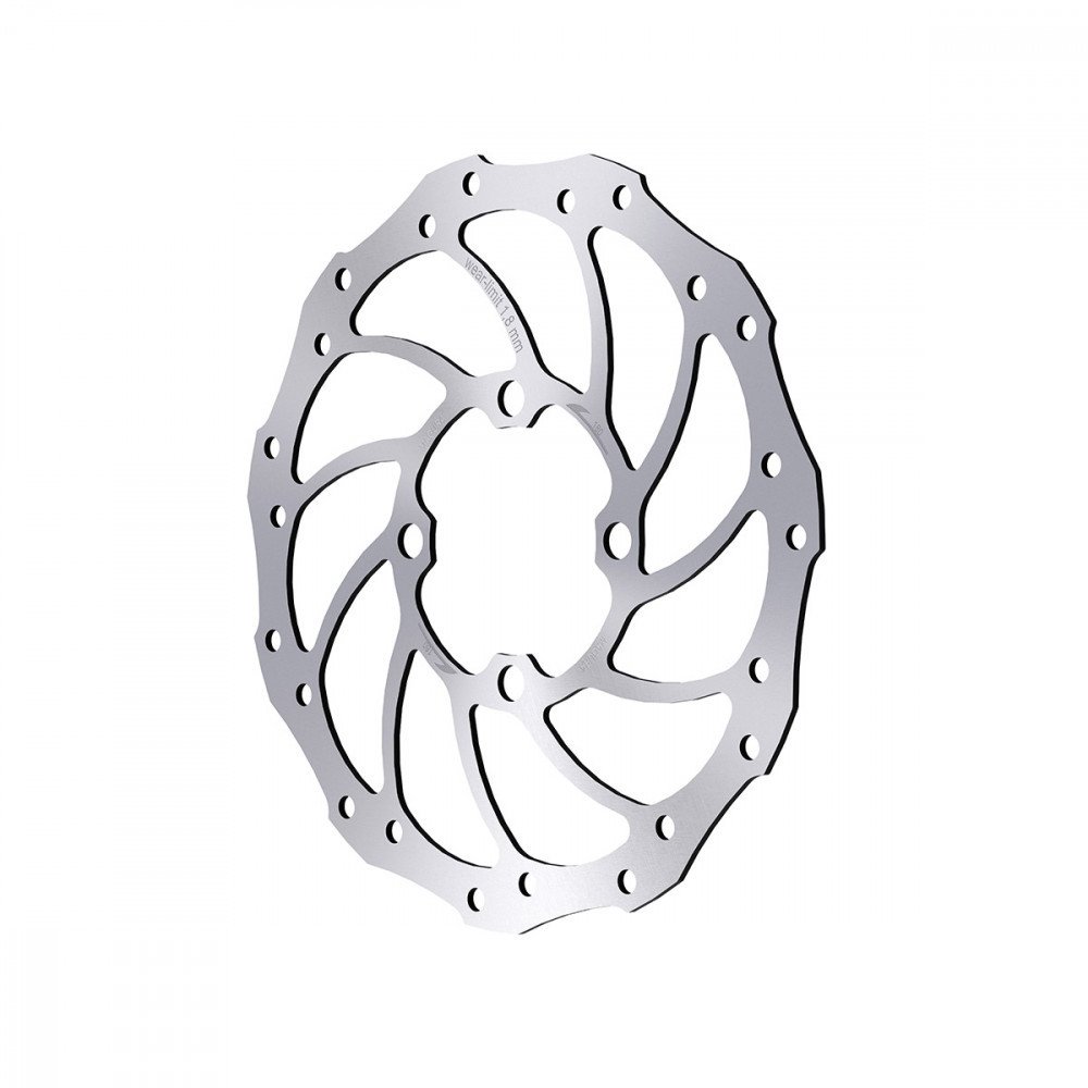 Disc rotor STORM ROHLOFF-SPEEDHUB 4 bolts - 180 mm, silver