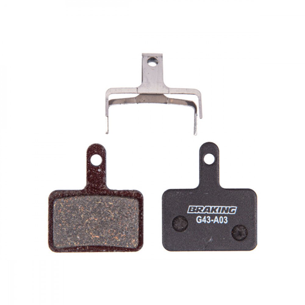 Brake pads BRAKING F.I.R.S.T./INCAS 2.0/SHIMANO DEORE - Organic, 1 set