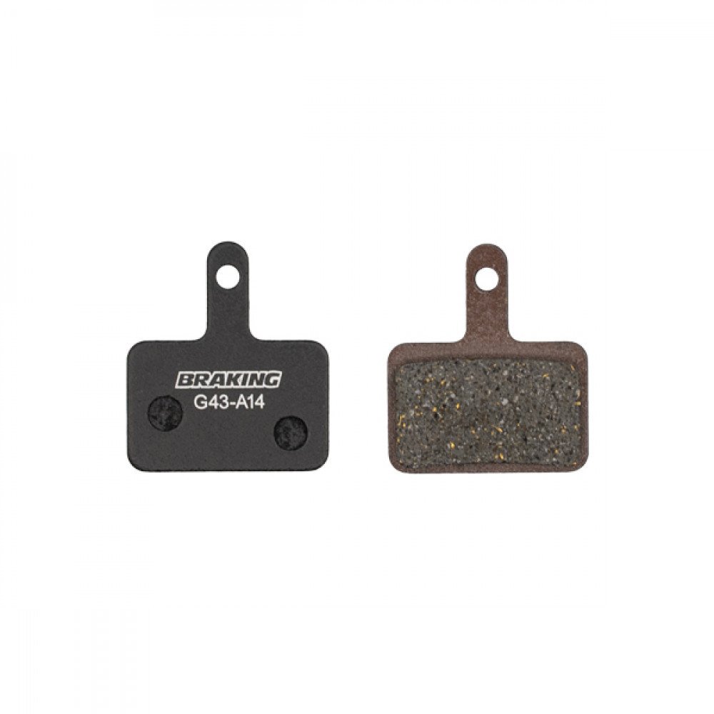 Brake pads BRAKING F.I.R.S.T./INCAS 2.0/SHIMANO DEORE - Organic, 20 set