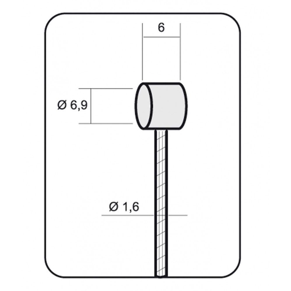 Brake cable MTB - 1.5 x 1700 mm, slick inox, package 100 pieces