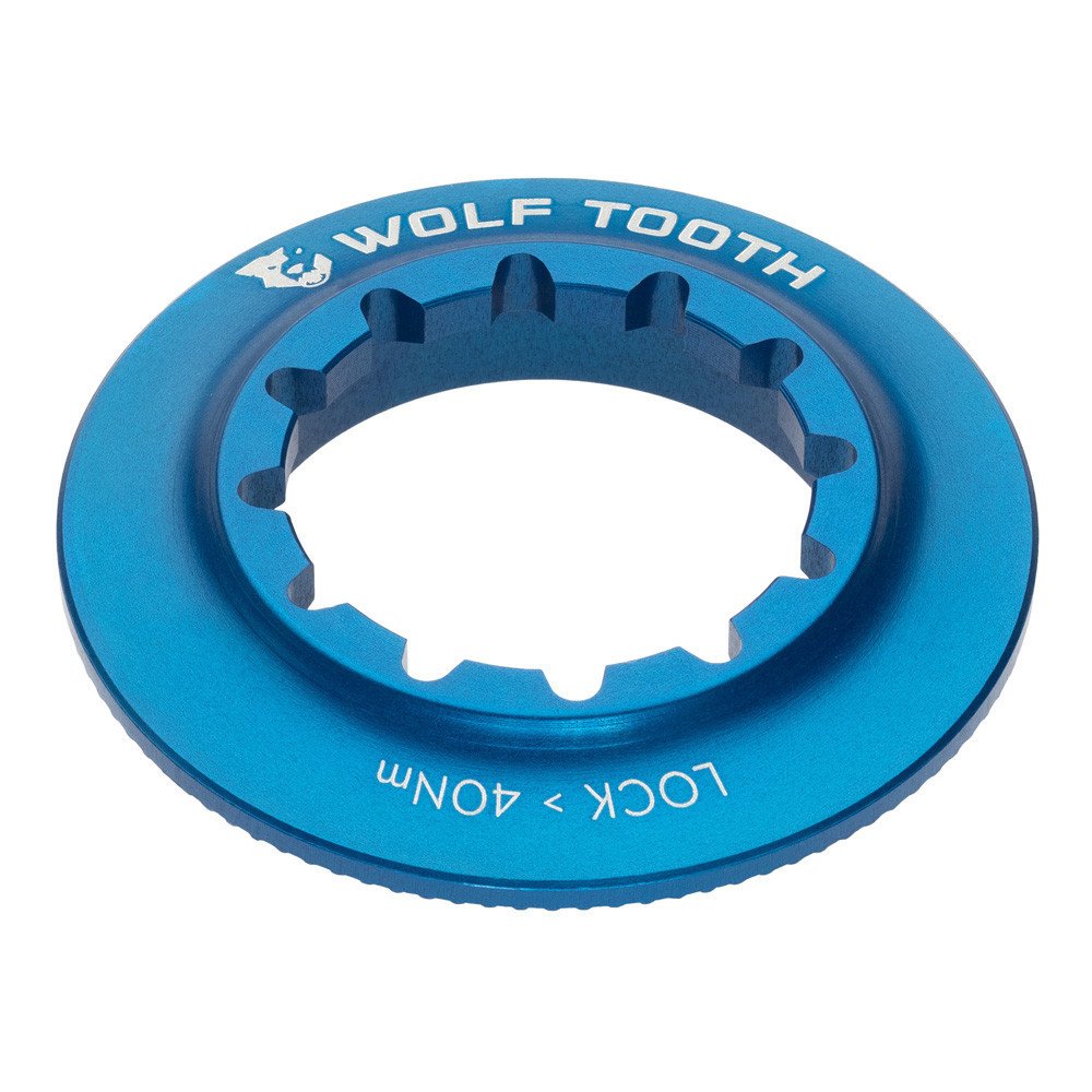 CENTERLOCK ROTOR LOCKRING - INTERNAL SPLINE, BLUE