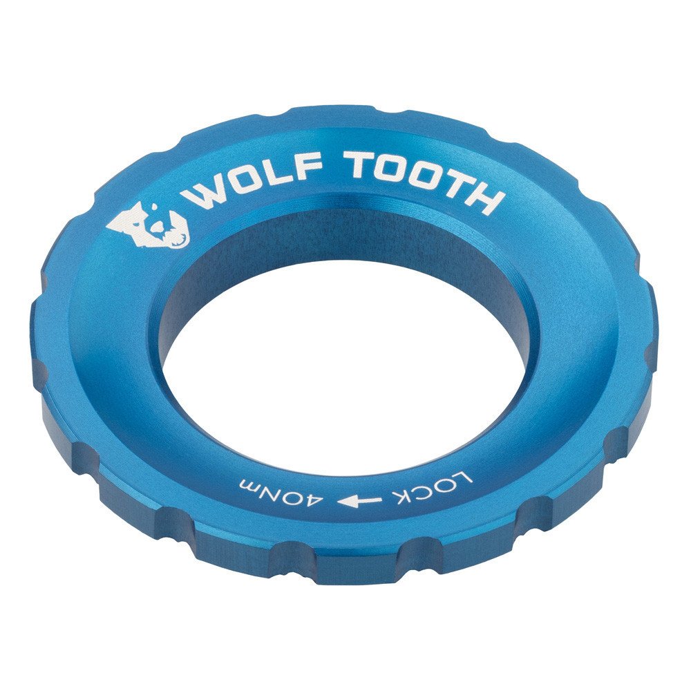 CENTERLOCK ROTOR LOCKRING - EXTERNAL SPLINE, BLUE