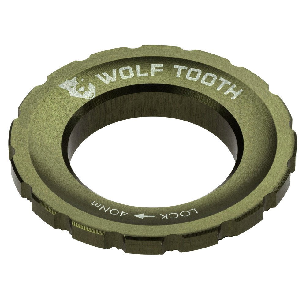 CENTERLOCK ROTOR LOCKRING - EXTERNAL SPLINE, OLIVE