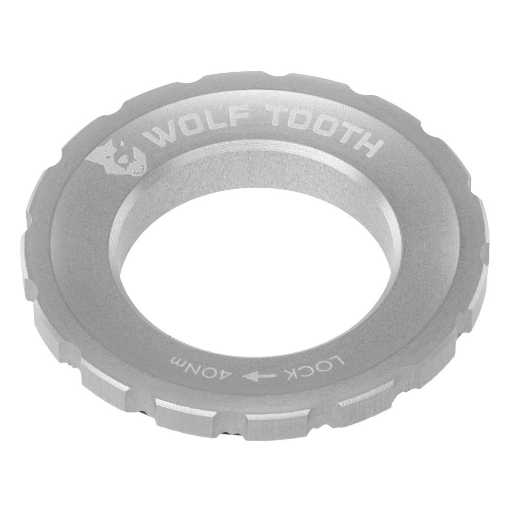 CENTERLOCK ROTOR LOCKRING - EXTERNAL SPLINE, SILVER