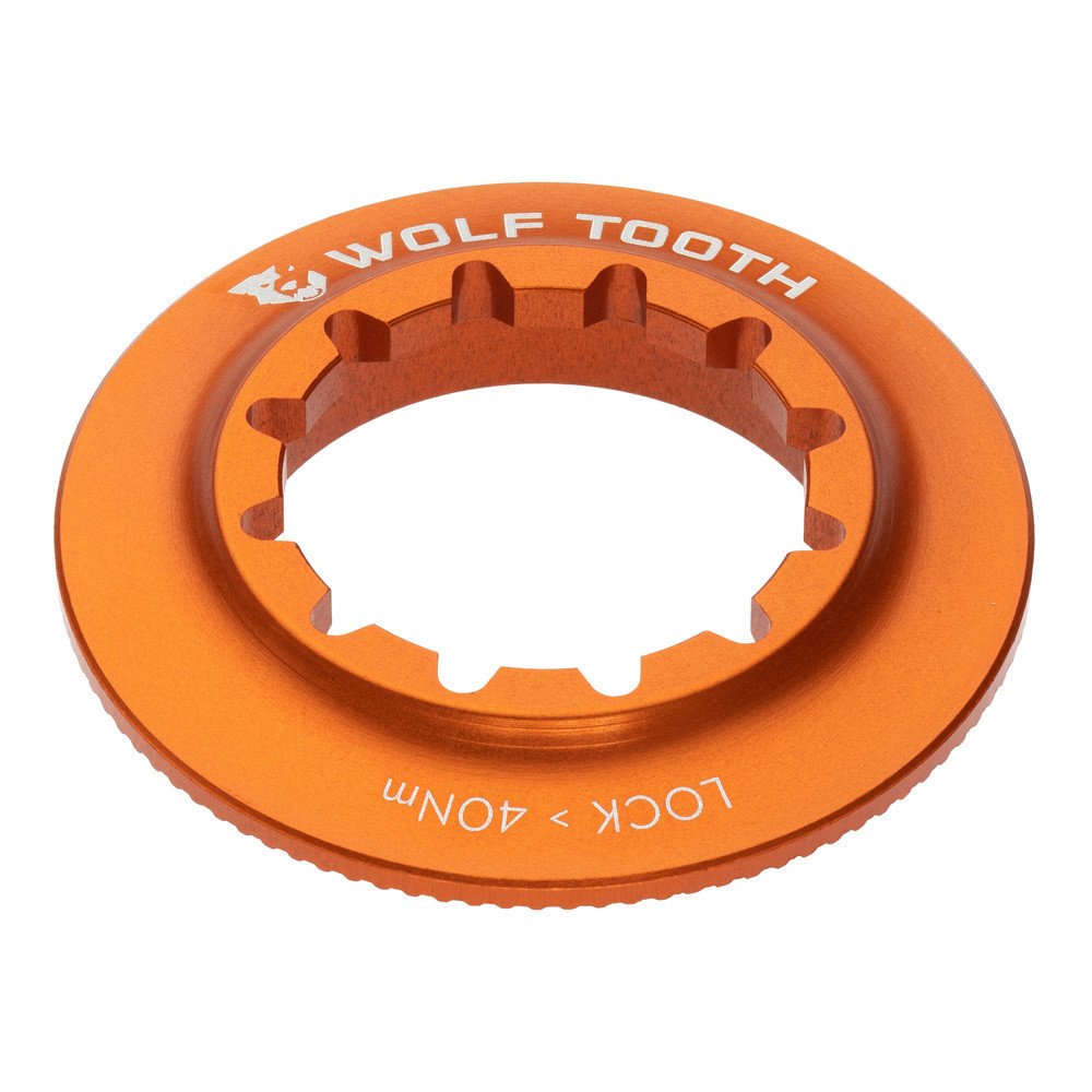 CENTERLOCK ROTOR LOCKRING - INTERNAL SPLINE, ORANGE