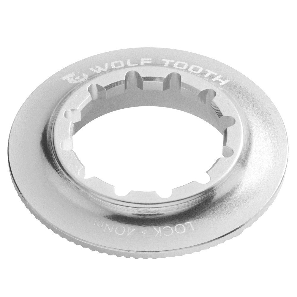 CENTERLOCK ROTOR LOCKRING - INTERNAL SPLINE, SILVER