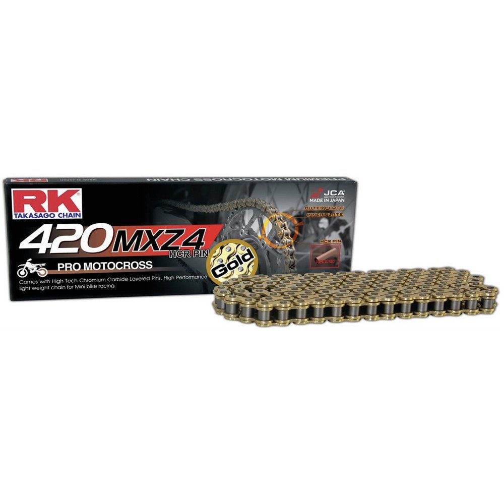 RK CHAIN 420MXZ4-140 CL GOLD